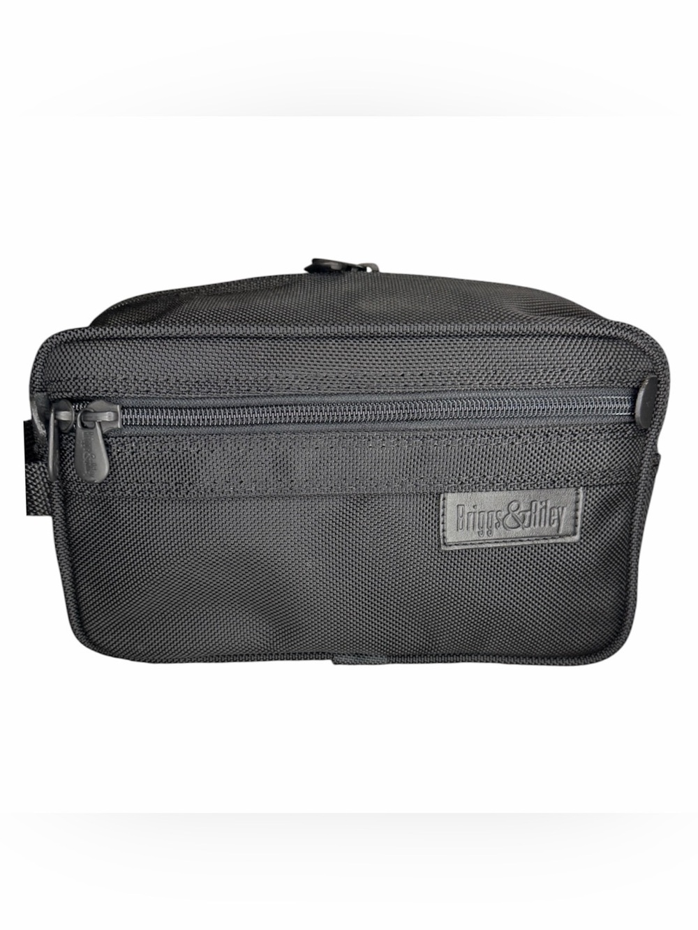 Briggs & Riley Black Classic Toiletry Kit with Zippered Pocket